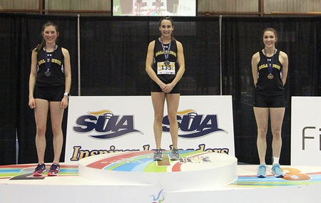 Michelle Reddy (1st), Olivia Ross (2nd) and Anna McCrea swept the podium in the 1000m event